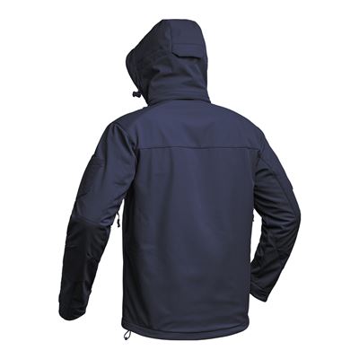 Bunda FIGHTER V2 softshell s kapucí MODRÁ
