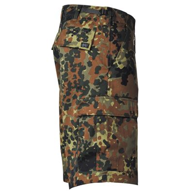 Kraťasy US střih BDU boční kapsy FLECKTARN