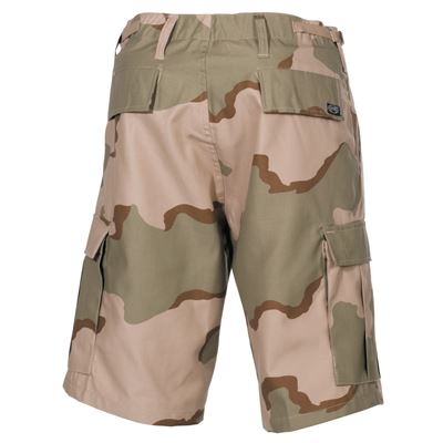Kraťasy US střih BDU boční kapsy 3-COL DESERT