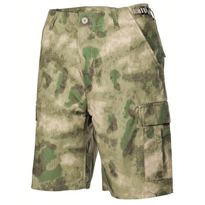 Kraťasy US BERMUDA BDU rip-stop HDT CAMO FG