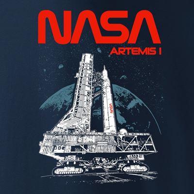 Triko NASA ARTEMIS I Mise na Měsíc MODRÉ ANTONIO® 0214951 2