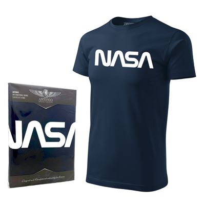 Triko s logem NASA MODRÉ