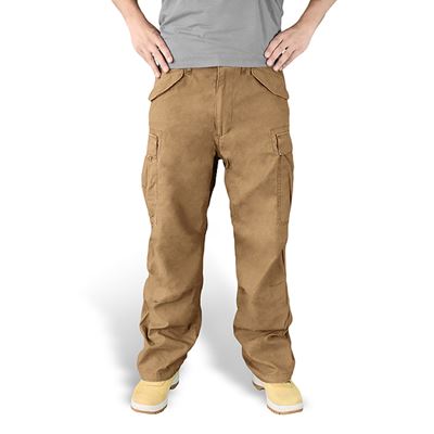 Kalhoty VINTAGE FATIGUE KHAKI