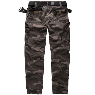 Kalhoty PREMIUM SLIMMY BLACK CAMO