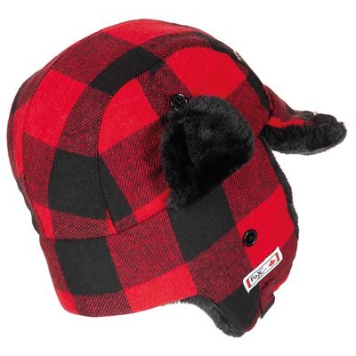 Beranice kostkovaná ČERVENO/ČERNÁ