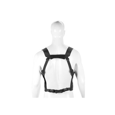 Vesta chest rig MOLLE PALS vazba lehká 600D ČERNÁ INVADERGEAR 1010737-06 6