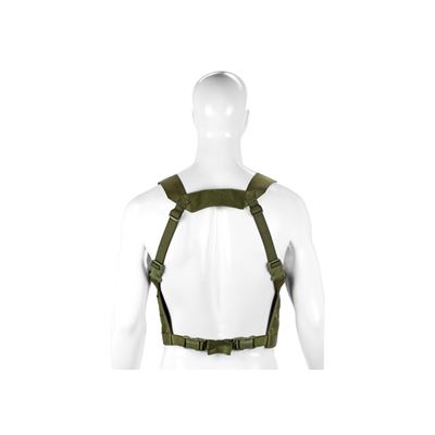 Vesta chest rig MOLLE PALS vazba lehká 600D OLIVE DRAB INVADERGEAR 1010737-22 6
