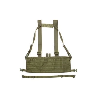 Vesta chest rig MOLLE PALS vazba lehká 600D OLIVE DRAB