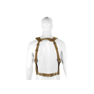 Vesta chest rig MOLLE PALS vazba lehká 600D COYOTE INVADERGEAR 1010737-30 6