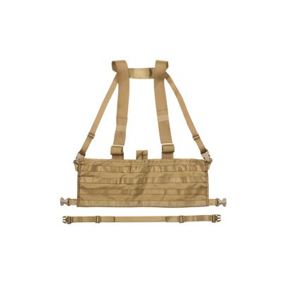 Vesta chest rig MOLLE PALS vazba lehká 600D COYOTE
