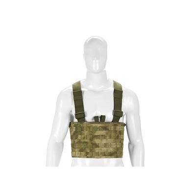 Vesta chest rig MOLLE PALS vazba lehká 600D EVERGLADE INVADERGEAR 1010737-65 3