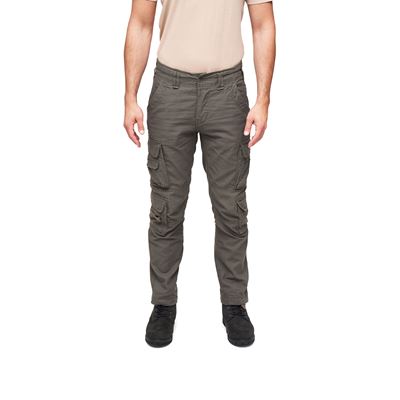 Kalhoty PURE SLIM FIT vintage ZELENÉ BRANDIT 1016-01 2