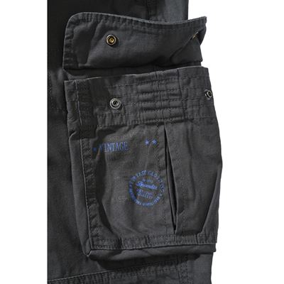 Kalhoty PURE SLIM FIT vintage ŠEDÉ BRANDIT 1016-05 5