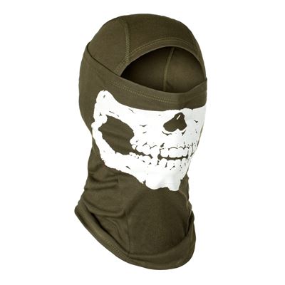 Kukla balaclava MPS DEATH HEAD OLIVE DRAB