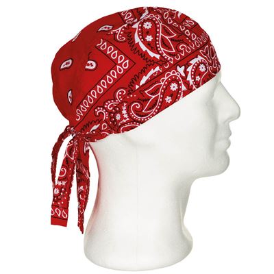 Šátek HEADWRAP Western ČERVENÝ