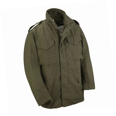 Bunda parka typ US M-65 s vložkou ZELENÁ