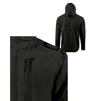 Bunda softshellová DYNAMIC FORCE FLEX-TECH ČERNÁ