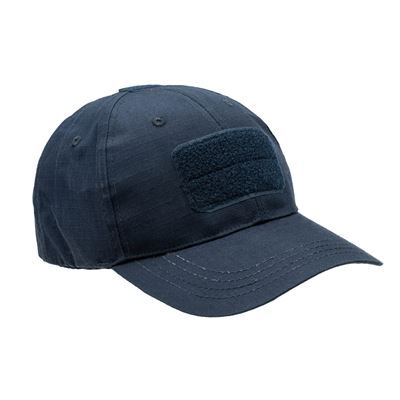 Čepice baseball rip-stop VELCRO MODRÁ