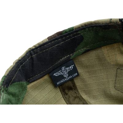 Čepice baseball rip-stop VELCRO WOODLAND INVADERGEAR 103399-22 7