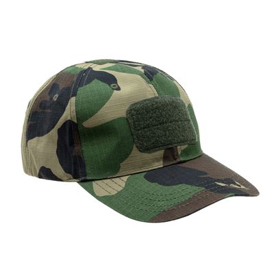 Čepice baseball rip-stop VELCRO WOODLAND