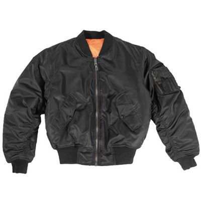 Bunda US MA1 TEESAR® bomber ČERNÁ