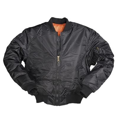 Bunda pilotní bomber TYP MA1® PES ČERNÁ