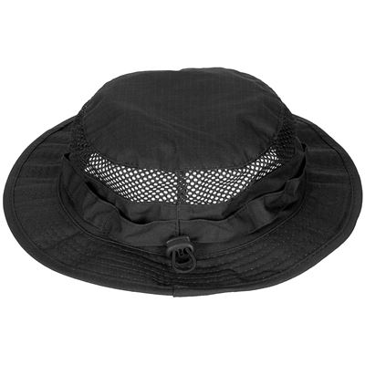 Klobouk Mesh Boonie ČERNÝ MFH 10720A 2