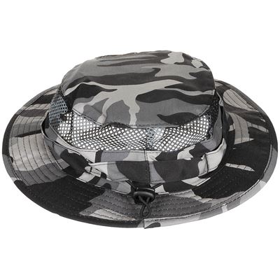 Klobouk Mesh Boonie GREY CAMO MFH 10720M 2