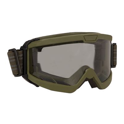 Brýle taktické OTG s kouřovým sklem ZELENÉ