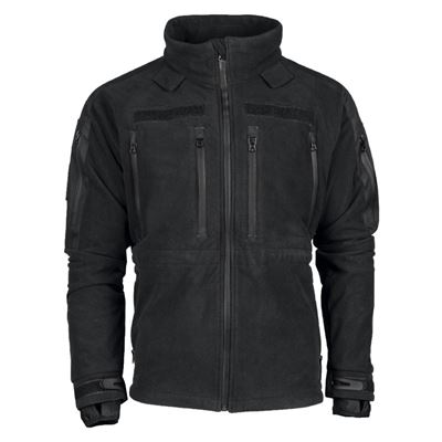 Bunda fleece s membránou TPU PLUS ČERNÁ