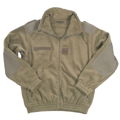 Bunda FLEECE francouzský typ ZELENÁ