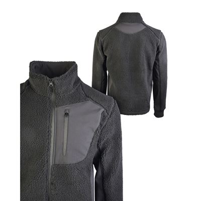 Mikina BEARFORCE COLD WEATHER fleece ČERNÁ
