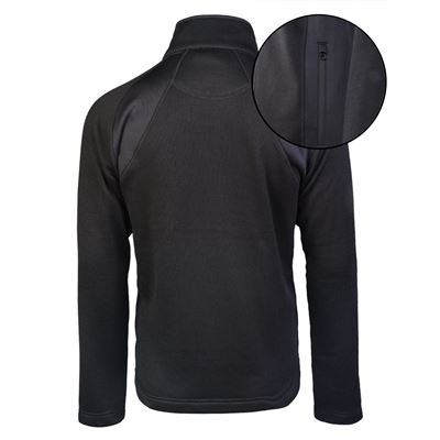 Mikina outdoorová STRUCTURE-FLEECE ČERNÁ