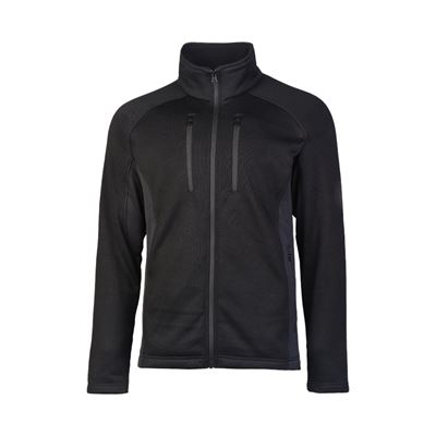 Mikina outdoorová STRUCTURE-FLEECE ČERNÁ
