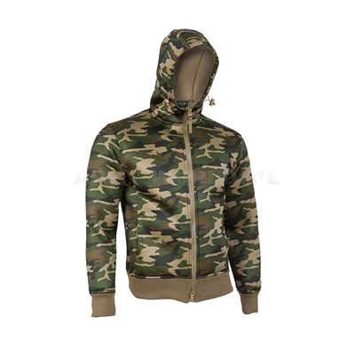 Bunda NEOPREN s fleece podšívkou WOODLAND