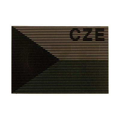 Nášivka Dual IR CZE vlajka České republiky RAL 7013 CLAWGEAR 1086133-2 4