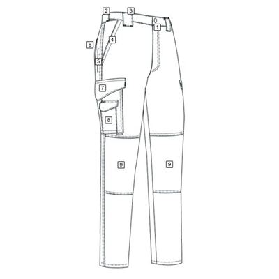 Kalhoty dámské 24-7 TACTICAL rip-stop MODRÉ