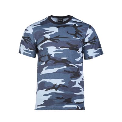 Triko krátký rukáv SKY BLUE CAMO