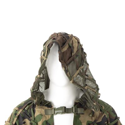 Převlek maskovací GHILLIE BASE PLAIN WOODLAND INVADERGEAR 111981-82200 4