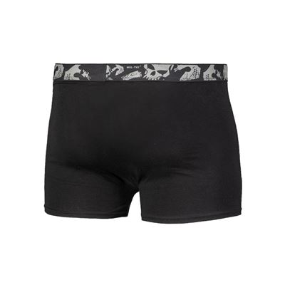 Trenýrky BOXER pánské SKULL ČERNÉ set 2ks