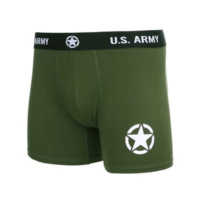 Trenýrky Boxer US Army ZELENÉ