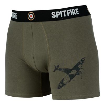 Trenýrky Boxer SPITFIRE ZELENÉ