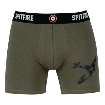 Trenýrky Boxer SPITFIRE ZELENÉ