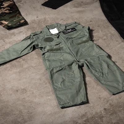 Kombinéza dětská pilotní ZELENÁ FOSTEX 115310 3