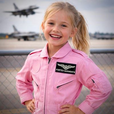 Kombinéza dětská pilotní RŮŽOVÁ PINK FOSTEX 115312 4