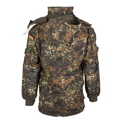 Bunda MIL-TEC rip-stop s kapucí FLECKTARN