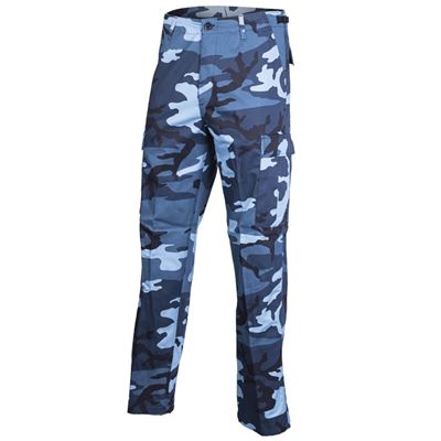 Kalhoty US BDU typ RANGER SKY BLUE CAMO