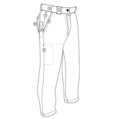 Kalhoty 24-7 CLASSIC rip-stop KHAKI