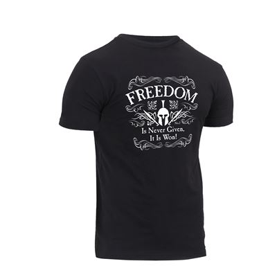 Triko ATHLETIC FIT FREEDOM krátký rukáv ČERNÉ