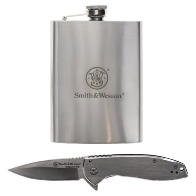 Set zavírací nůž + placatka + trychtýřek Smith & Wesson® 1200650 1